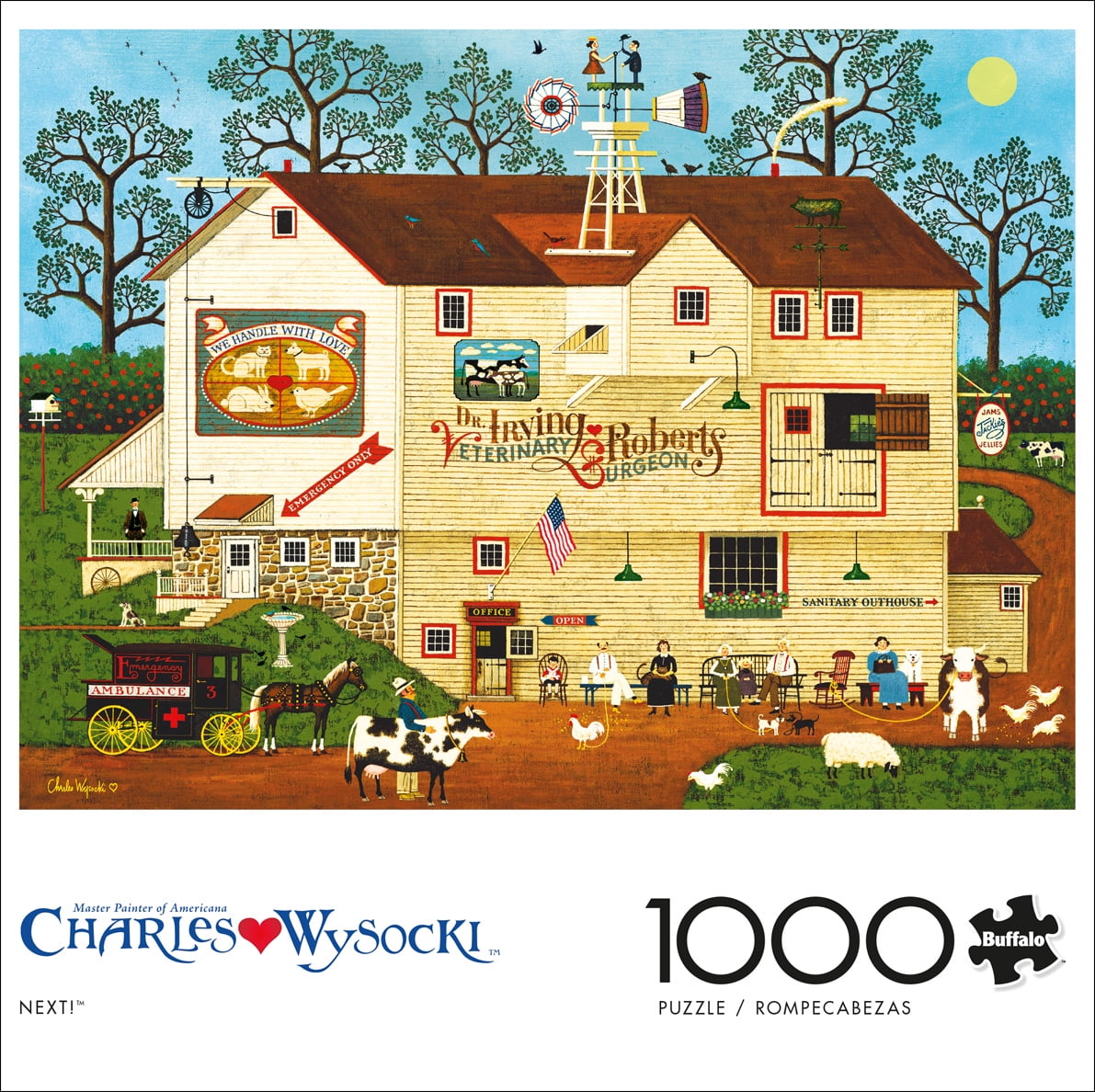 Puzzle 300 pièces Charles Wysocki Olde America neuf Buffalo Games 