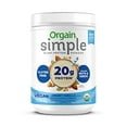 thumbnail image 2 of Orgain, Simple, Organic Plant Protein Powder, Vanilla, 1.25 lb (567 g), 2 of 15