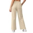 thumbnail image 4 of Women's Plus Size Elastic Waist Drawstring Pants with Pockets for Casual Wear and Sports, 4 of 6