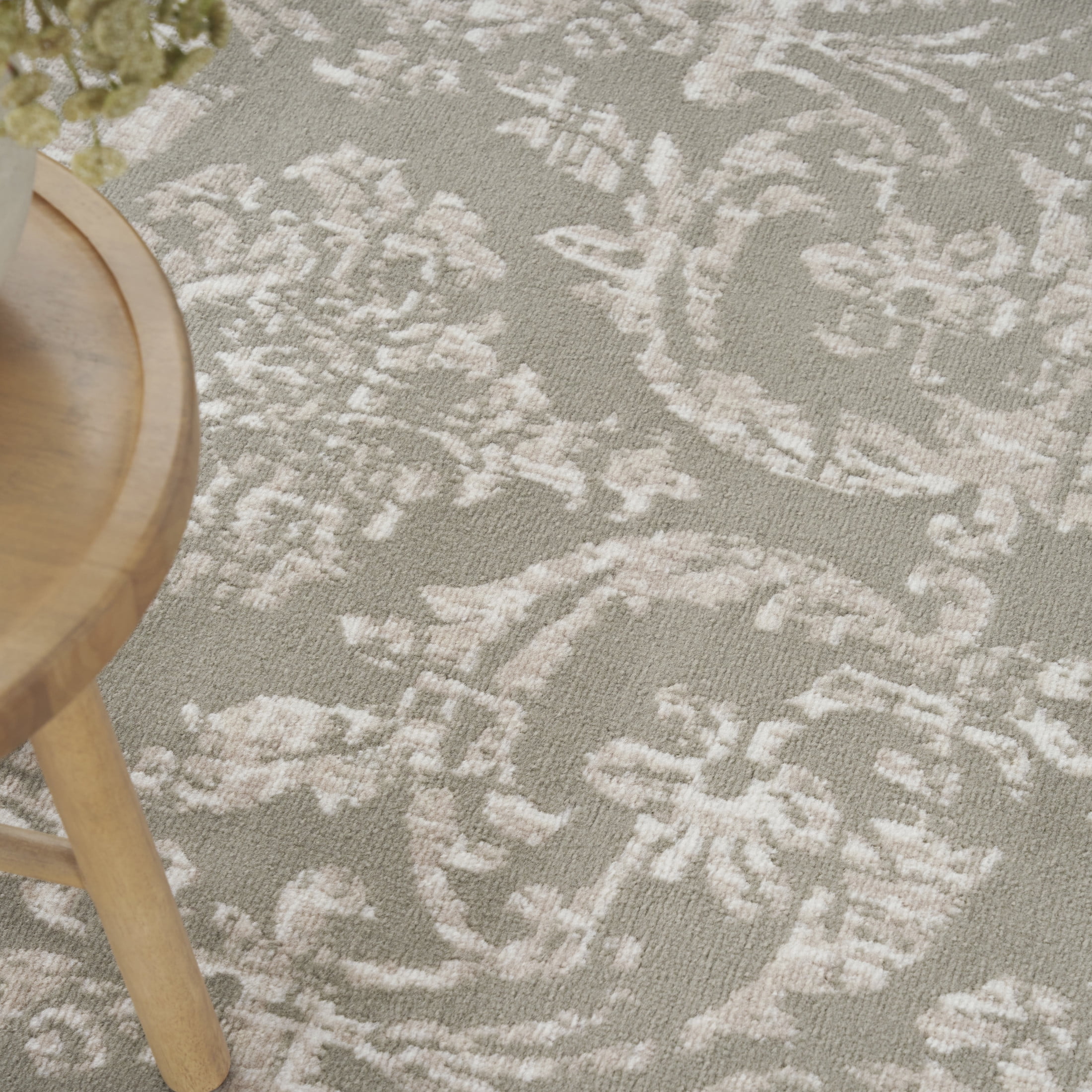 Nourison Jubilant 4' x 6' Olive Vintage Indoor Rug