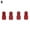 Red, variant on YUEYAN 4pcs Presta to Schrader Valve Stem Adapter Converter Tube T2 Tire Bike
