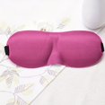 thumbnail image 5 of DABEI 1pc Double-sided Soft Smooth Eye Mask, Blackout Comfortable Blindfold, Suitable For Aviation Travel Rest, Nap, Yoga Meditation, 5 of 11