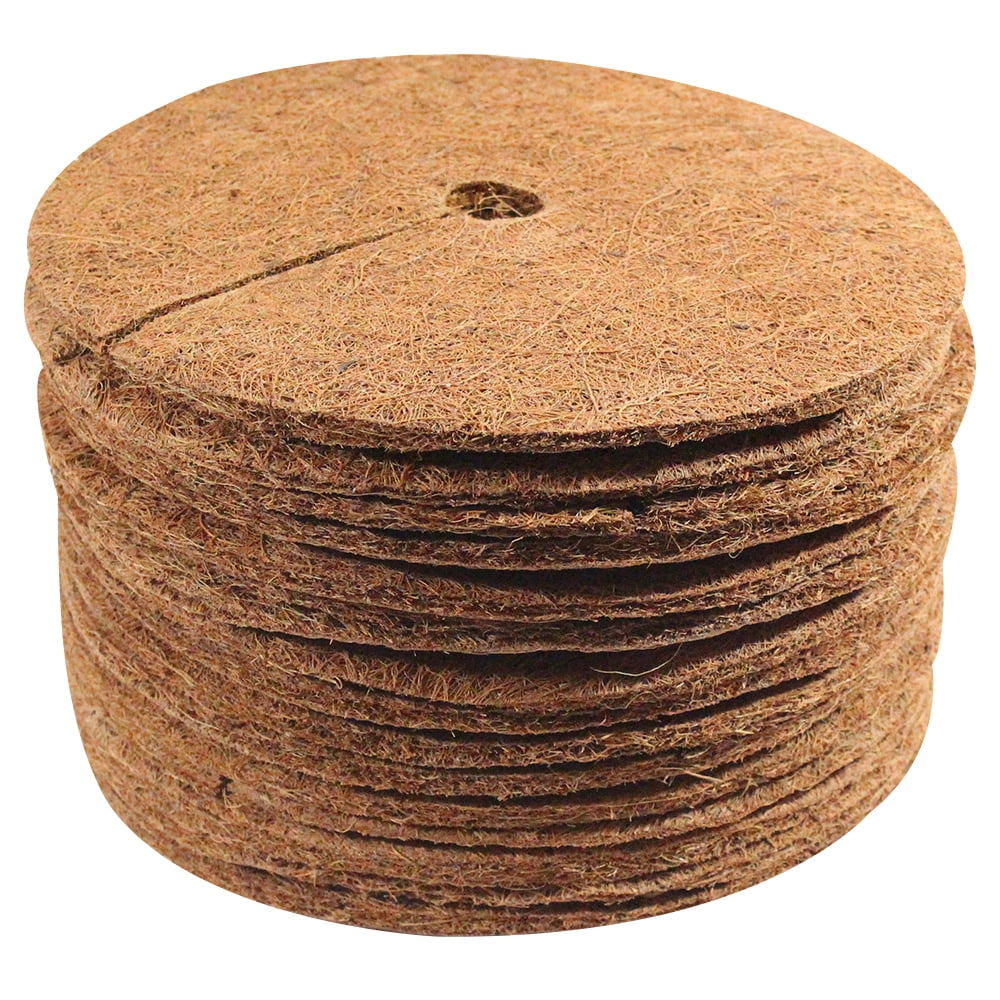 Envelor Coco Fiber Tree Ring Coir Mulch Mat Disc Plant Cover Protector