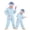 Blue, variant on Big Mouth Monster Onesie Funny Silly Monster Onesie Plush Onesie Pajamas Cozy Home Loungewear ,No Shoes, No Comb(Light Blue,120)
