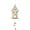 Pink, variant on Christmas Wooden House Cutout Ornaments Xmas Tree Tag Hanging Decoration DIY Pendant with Ropes for Christmas