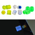 thumbnail image 1 of 12pcs Fluorescent Car Tire Stem Caps Universal Blue Green Yellow 2, 1 of 10