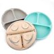 thumbnail image 3 of Baby Safe Sucker Silicone Dining Plate Solid Cute Cartoon Children Dishes Suction Toddle Training Tableware Kids Feeding Bowls, 3 of 5