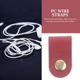 thumbnail image 3 of WRITWAA Back to School 5pcs Faux Cable Organizer Straps Portable Fastening Cable Winder For Home And Office For Audio, 3 of 5
