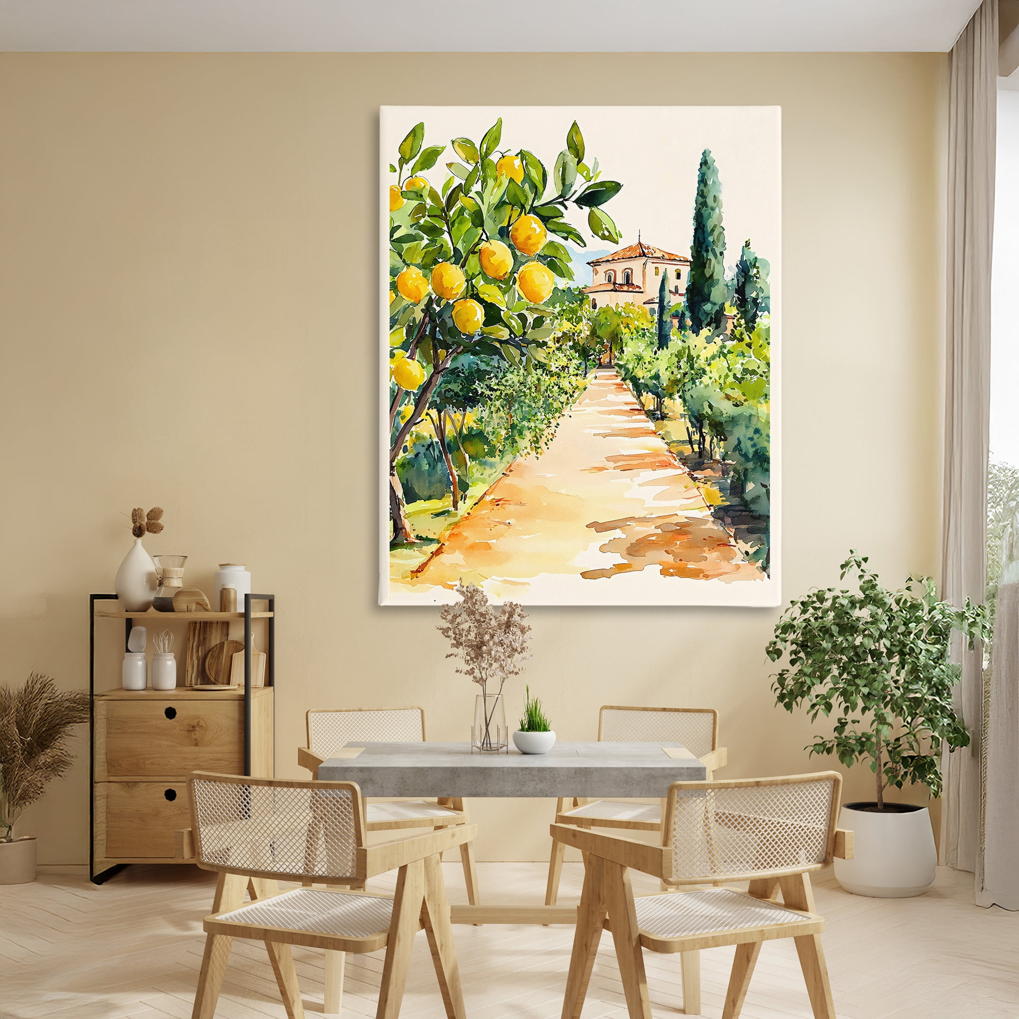 Stupell Industries Lemon Grove Pathway Canvas Wall Art, design by LSR Design Studio