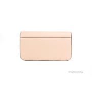 Tory Burch Women's Britten Mini Chain Wallet Crossbody Bag with Wristlet (Light Meadowsweet)