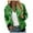 Green-1, variant on Womens Jackets Floral Print Bomber Vintage Long Sleeve Zipper Baseball Windbreaker Lightweight Jacket