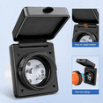 thumbnail image 3 of 30 AMP RV Shore Power Inlet 125V Twist Lock Receptacle NEMA L5-30P Enclosed Lockable Flanged Male Plug Inlet Box, 3 of 7