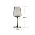 thumbnail image 5 of Better Homes & Gardens Ribbed 17 oz Wine Glasses, Gray Smoke, Set of 2, 5 of 5