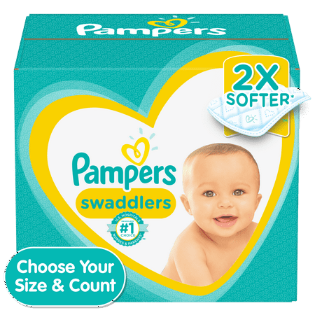 Pampers Swaddlers Soft and Absorbent Diapers, Size 3, 168