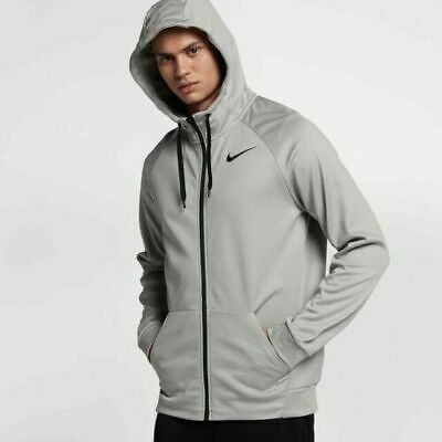 Mart communicatie melodie Nike Therma Dri-Fit Running Hoodie Men's Size XL Full Zip Jacket Sweater  AJ4450 091 Gray - X-Large - Walmart.com