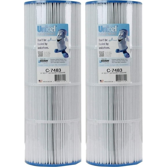 Unicel C-7483 Spa Replacement Filter Cartridges 81 Sq Ft Hayward Swim Clear 2PK