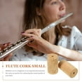 thumbnail image 2 of Masteelf Flute Cork Replacement Plugs for Musical Instruments Enhance Sound Quality Khaki 2pcs, 2 of 8
