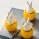 thumbnail image 3 of Figura de conejo de Pascua con forma de huevo roto, 3 unidades, estatua de cerámica para decoración de escritorio, para fiestas navideñas, 3 of 8