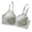 Green, variant on Tshirt Bras for Women Solid Color One Piece Fixed Cups Back Hook Adjustable Straps Wireless Push Up Breathable Daily Wear Bras