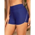 thumbnail image 4 of Charmo Women's High Waisted Sporty Swim Shorts Stretchy Board Shorts Boyleg Swim Trunks, 4 of 6