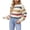 974 White, variant on Cogild Sweaters for Women Striped Crewneck Long Sleeve Knit Pullover Sweater