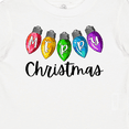 thumbnail image 4 of Inktastic Merry Christmas Rainbow Holiday Lights Boys or Girls Baby T-Shirt, 4 of 5