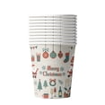 thumbnail image 2 of 10 Pcs Christmas Themed Party Christmas Atmosphered Disposable Paper Cups Suitable For Party Dinners And Family Gatherings, 2 of 6