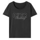 thumbnail image 3 of Camiseta para mujer con cuello redondo, ropa de ajuste regular, camiseta básica para viajes, vacaciones, compras, viajes en la playa L, 3 of 7