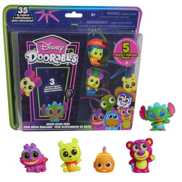 Disney Doorables Neon Glow Peek by Just Play Products