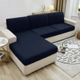 thumbnail image 4 of Rosnek Stretch Sofa Seat Cushion Cover Solid Color Couch Slipcover Furniture Protector, 4 of 5
