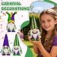 thumbnail image 5 of Mardi Gras Gnomes Decorations, Mask Plush Decor, New Orleans Party Tiered Tray Decor, Home Office Supply,A, 5 of 6