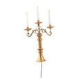 thumbnail image 4 of Doll House LED Candle Light Sand Table Building Model Candle Light 1: 87 Scale Mini Model Candlesticks Lights for Train Station Diorama Decor Argent, 4 of 8
