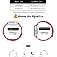 thumbnail image 3 of KOMI Thin Silicone Band Compatible with Apple Watch 41mm 38mm 40mm 45mm 42mm 44mm,Slim Narrow Replacement Sport Strap Wristband for iWatch Series SE 9 8 7 6 5 4 3 2 1 Women Men, Burgundy, 3 of 8