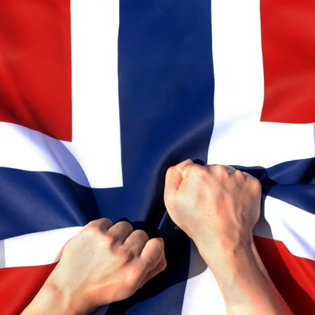 Anley Rip-Proof Double Sided 3-Ply Norway Flag 3x5 Foot - Norwegian Nordmann National Flags