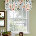 thumbnail image 6 of 2 Pack Summer Ocean Valance for Window Vintage Nautical Sea Turtles Shells Corals Starfish Kitchen Valance Rod Pocket Short Curtain Topper Decorative Window Treatment for Living Room Bedroom 54"x18", 6 of 9