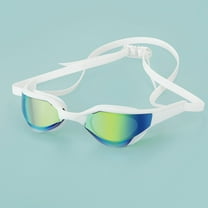 Adult Swim Goggles for Competition & Training, Clear Lens Swim Glasses, Small Frame Swim Goggles with Anti-Fog for Professional and Casual Swimmers