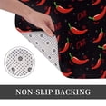 thumbnail image 6 of Sikiie Red Hot Chili Print Flannel Anti-slip Floor Mat 16x24in, Thickened Dustproof Entrance Door Mat Floor Mat for Kitchen, Bathroom, Laundry Room, 6 of 7