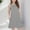 Gray, variant on Kids Girls 5-15Y Dress Solid Sleeveless Crew Neck with Pockets High Waist Dance Style