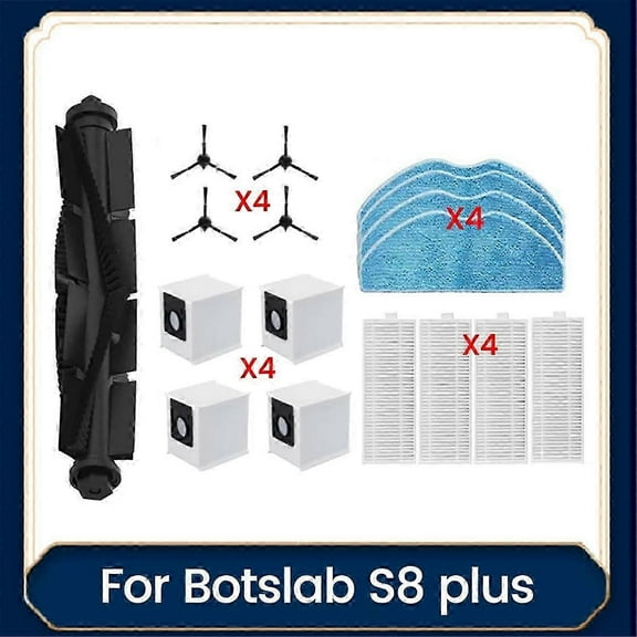 17PCScompatible Botslab S8 Plus Vacuum Roller & Filter Kit