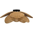 thumbnail image 3 of WLL1722MBK Quoizel Lighting Willa - 1 Light Semi-Flush Mount-8.75 Inch Tall and 22 Inch Wide, 3 of 4