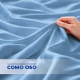 thumbnail image 4 of Juego de Sábanas Individual Spring Air Bamboo Sense Tacto Seda Transpirable Azul, 4 of 5