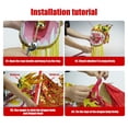 thumbnail image 7 of Dance ribbons colorful dragon with head, dragon dance dragon ribbon streamer dragon dance lion dance props for square exercise outdoor fitness for the garden park beach, 7 of 7