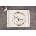 thumbnail image 4 of Darling Souvenir Personalized Engraved Laser Cut Wedding Guest Book Wooden Cover Sign-in Book Registry Guestbook Scrapbook-VT, 4 of 7