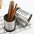 thumbnail image 6 of Set of 2 Stainless Steel Serving Utensils Organizer Dish Dryer Drainer Holder, 6 of 6