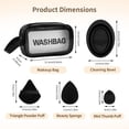 thumbnail image 4 of MAANGE Brochas para Maquillaje Profesional con Bolsa 30 Piece Brocha de Maquillaje Kabuki Sint&eacute;tico Rubor Polvo Base Juego de Brochas para Viajes y Uso Diario(Negro,30Pcs Set), 4 of 7