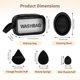 thumbnail image 4 of MAANGE Brochas para Maquillaje Profesional con Bolsa 30 Piece Brocha de Maquillaje Kabuki Sint&eacute;tico Rubor Polvo Base Juego de Brochas para Viajes y Uso Diario(Negro,30Pcs Set), 4 of 7