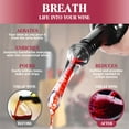 thumbnail image 3 of EYE4TECH Wine Aerator Pourer Spout - Premium Wine Decanter for Improve Taste and Smell - Professional Wine Pourer Fits All Wine Bottles, No Drip and No Spill - Wine Accessories Gifts for Wine Lovers, 3 of 6