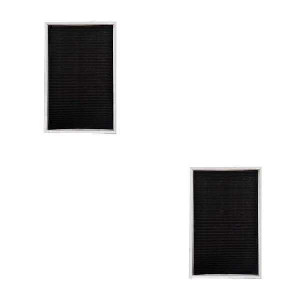 Toystoory Window Blinds Home Privacy Light Blocking Curtain Sun with String Balcony Removable Room Shade Reusable Drape Blackout Negro 90x180cm 2piezas