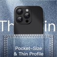thumbnail image 5 of JETech Ultra Slim (0.35mm Thin) Case for iPhone 16 Pro Max 6.9 Inch, Camera Lens Full Protection, Lightweight Matte Finish PP Hard Minimalist Cover (Black), 5 of 6