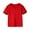 Red, variant on Kids Short Sleeve T-Shirt Youth Soft Tee Crewneck Cotton T Shirts for Boys and Girls Solid Color Tops Size 2-12 Years Green 7-8 Years